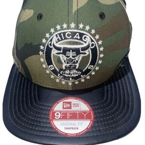Chicago Bulls New Era 9FIFTY Camo Print Snapback Hat